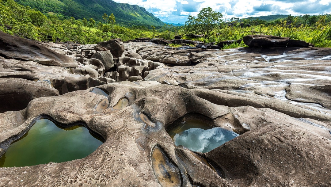 Vale da Lua na Chapada dos Veadeiros, Goiás - Brasil