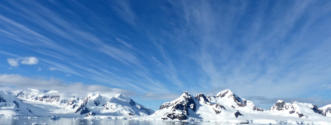 Ice landscape in Antarctic